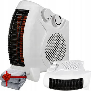 Přímotop TEPLOVZDUŠNÝ VENTILÁTOR OHŘÍVAČ FARELKA ELEKTRICKÝ 2v1