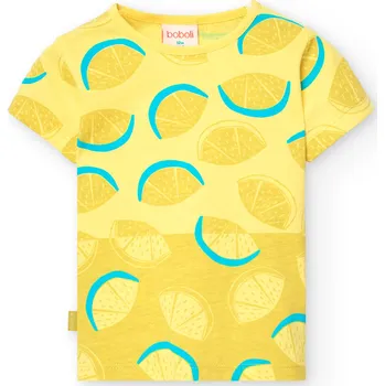 Chlapecké oblečení Tričko s krátkým rukávem,citrony, dívka, Boboli Velikosti: 98