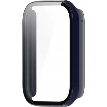 Pouzdro na mobilní telefon Pouzdro Bizon Case+Glass Watch pro Xiaomi Smart Band 8 Pro, modré