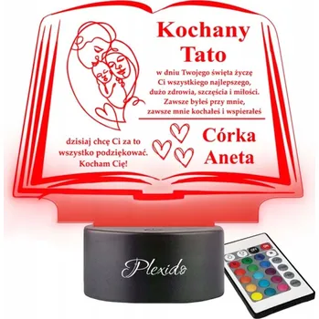 Lampička Plexido vícebarevná Noční lampa