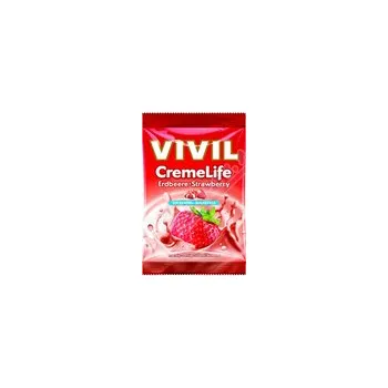 Bonbon Vivil Creme life jahoda bez cukru 60g
