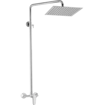 Vodovodní baterie JB Sanitary Sprchová sestava s baterií FINERY s horním vývodem, 30x30cm SF 61 000 00 2