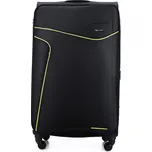 Solier Černý cestovní kufr vel. L ( STL1651 BLACK/GREEN 26'' (L)) Velikost: L