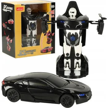 autíčko MINI TRANSFORMER ODLÉVANÝ 1:32 RTR ČERNÝ