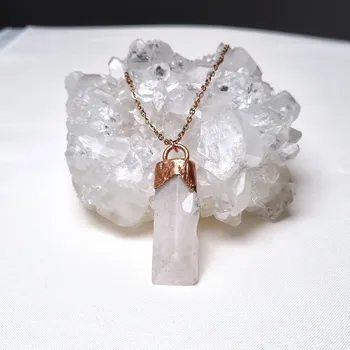 Náhrdelník Danburit s pyritem, přírodní krystal z Mexika - přívěsek/náhrdelník ŠPERKY S PŘÍRODNÍMI KRYSTALY