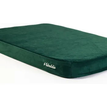 Pelíšek pro psa Lebeddie Zelená Čistinka Velikost: S, Vyšít jméno?: Ne Ortopedický pelech pro psy