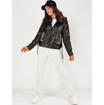 Dámská cargo bunda Černá prošívaná přechodová bunda MAXWELL TY4111 Velikost: M