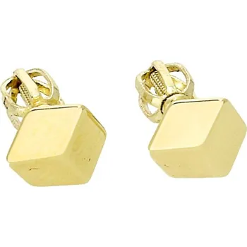 Náušnice Goldstore Zlaté náušnice 3D efekt Váha: 1.05 g