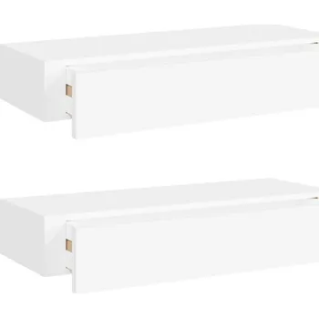 police Police MDF deska Zakito Home 60 x 23,5 cm bílá