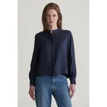 HALENKA GANT REG TEXTURE BLOUSE EVENING BLUE