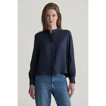 Dámská košile HALENKA GANT REG TEXTURE BLOUSE EVENING BLUE