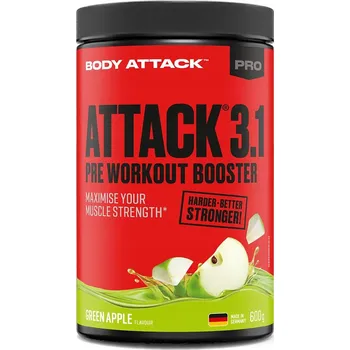 Anabolizér Doplněk Stravy kondicionér Body Attack kreatin prášek 600 g