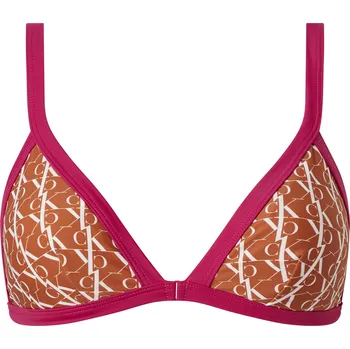 Dámské plavky One Monogram Dámský vrchní díl plavek KW0KW01747-0HD - Calvin Klein L