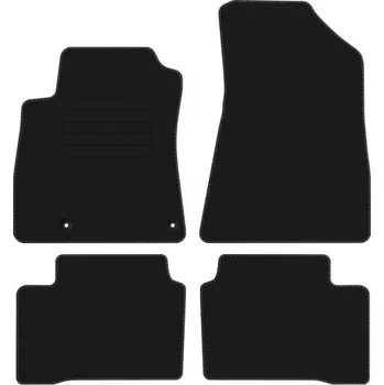 autokoberec Kobercové rohože Edecor velurové 4 ks