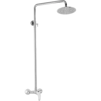 Vodovodní baterie JB Sanitary Sprchová sestava s baterií SLIM s horním vývodem, průměr 20cm SA 61 000 00 3