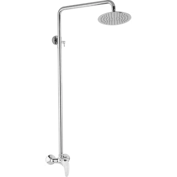 Vodovodní baterie JB Sanitary Sprchová sestava s baterií SLIM s horním vývodem, průměr 20cm SA 56 000 00 3