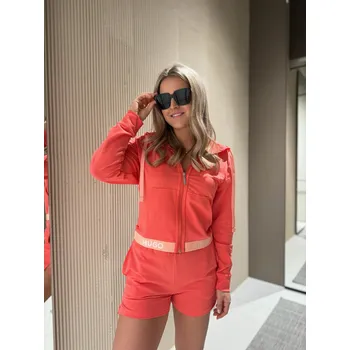 Dámská mikina Dámská mikina HUGO SPORTY 50520504 korálová Velikost: L