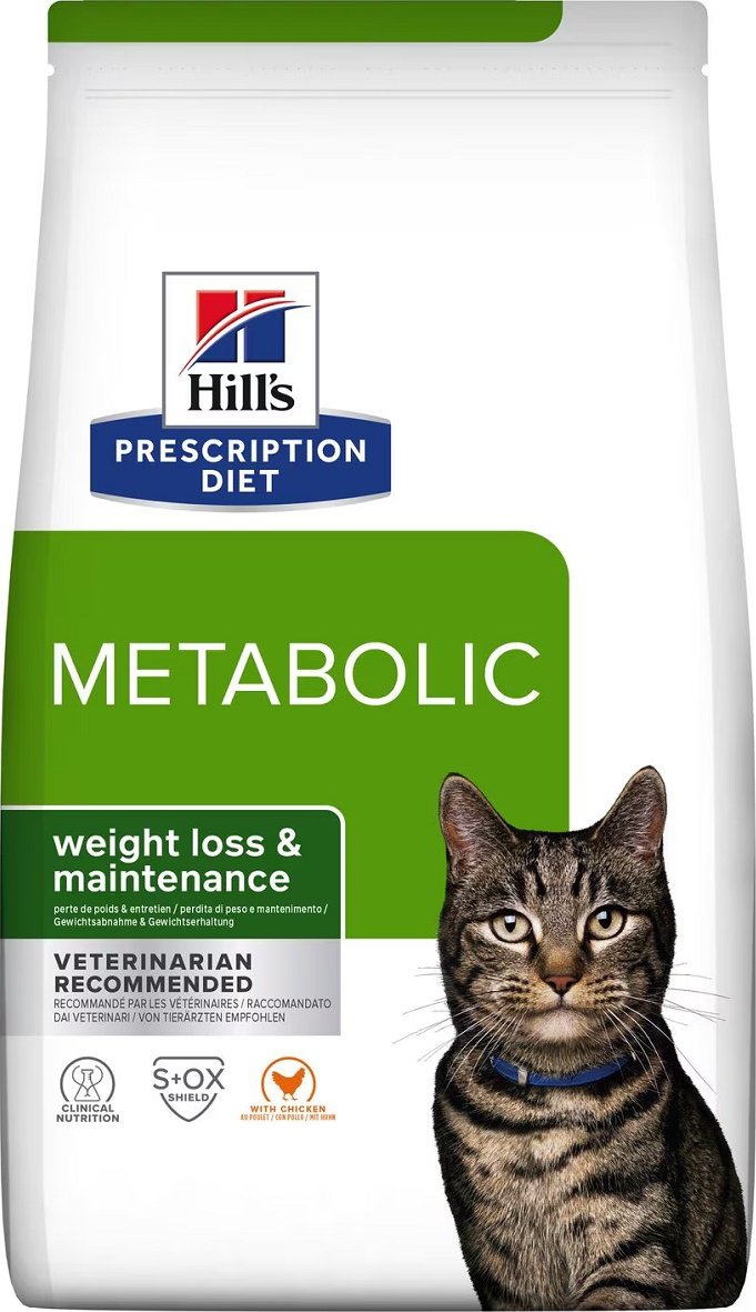 Hills Metabolic kuře KOČKA 1,5kg Hill's PD Feline Metabolic kuře KOČKA 1,5kg