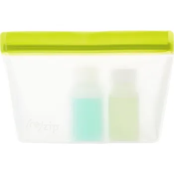 Sáček na potraviny (re)zip Stand up sáček - 1ks (0,5l) Barva: zelená, Barva original: zelená, Material 1: PEVA