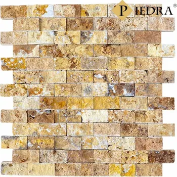 Obklad Obkladový kámen, přírodní travertin žlutý