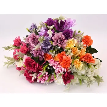 umělá květina Umělé květiny - Růžičky - mix F