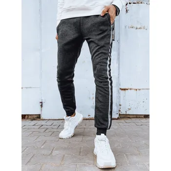 Tmavě šedé pánské tepláky s pruhem UX4197 Velikost: L