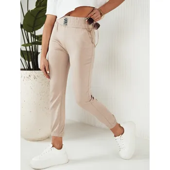 Dámská móda Béžové tepláky KAROT UY1811 Velikost: M/L