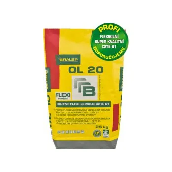 Průmyslové lepidlo Flexibilní bílé cementové lepidlo OL20 C2TE S1 - 25 kg