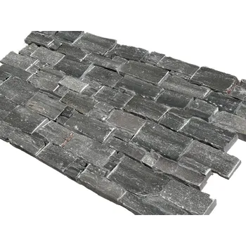 Obklad Kamenný obklad StoneWall tmavě šedý, tloušťka 2,5-3,5 cm