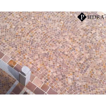 Dlažba Piedra Dlažební kostky Porfyr 6/8 červená