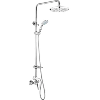 Vodovodní baterie JB Sanitary Sprchová sestava s baterií TIRA rozteč 150mm, průměr 20cm - ABS, s příslušenstvím SD 61 911 14 3