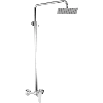 Vodovodní baterie JB Sanitary Sprchová sestava s baterií TIRA s horním vývodem, 25x25cm SD 61 000 00 5