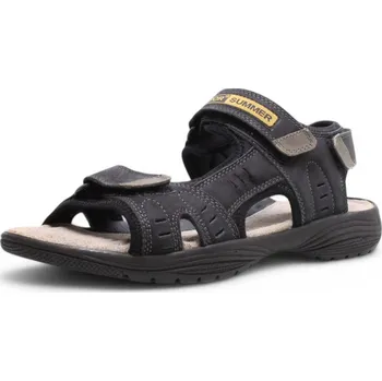 Pánské sandále QUO VADIS PÁNSKÉ SANDÁLY KLONDIKE 1192 C10 ČERNÁ Barva: Černá, Velikost: 45