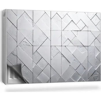 Obraz Magnetická podložka na radiátor, kryt 90 x 60 cm šedá
