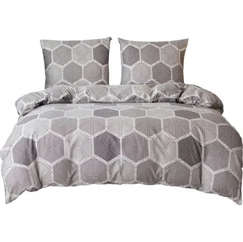 Povlečení Povlečení MARIA Povlaky na polštáře 70x80 Sada 160x200 3 Č. saténová stylová