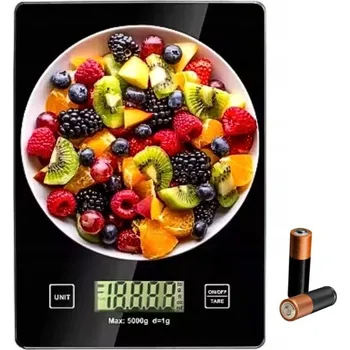 Kuchyňská váha Kuchyňská váha PrzyPas S LCD displejem černá 5 kg