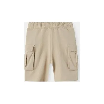 NAME IT Sportovní kraťasy Mollie 13240449 Béžová Regular Fit 140