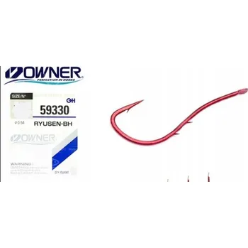 Rybářský háček HÁČKY OWNER 59330 RYUSEN-BH #1 ČERVENÉ