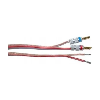 elektrický kabel Reproduktorový kabel PAV 2 banánky 2 x 1,5 mm2 5 m