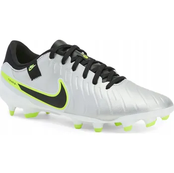 Kopačky Fotbalová obuv pánské Nike Tiempo Legend 10 Academy FG/MG stříbrné/ velikost 40,5