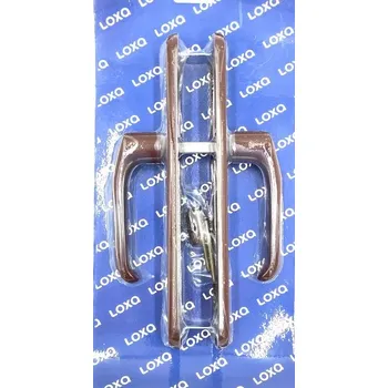 Dveřní kování TD100/72 KL štít dveřní klika-klika bronz 0ATD3KKJL72