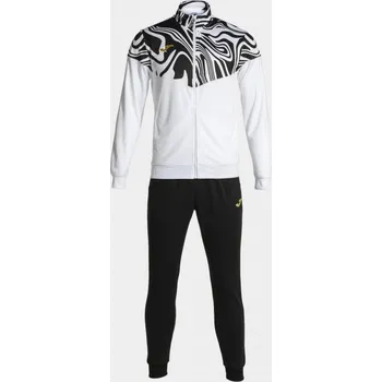 Tepláková souprava Joma Lion II bílá/černá (XXL)