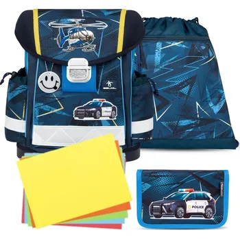 Školní batoh Školní aktovka Belmil 403-13 Classy Police (set s penálem a sáčkem) + DÁREK