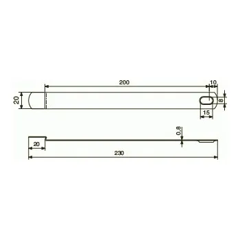 Páska pružiny L-200mm