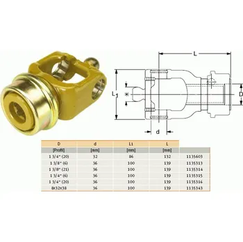 Vidlice na kolo Vidlice ASG2580, 1 3/8" Z=21