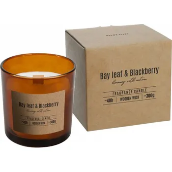 Svíčka Tradiční parafínová svíčka Bobkový list - Ostružina Valpe 1 ks