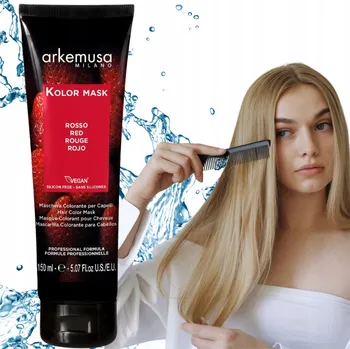 Vlasová regenerace Tónovací maska na vlasy Arkemusa Color Mask Red 150 ml