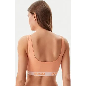 Dámské spodní prádlo HUGO Podprsenkový top Sporty Logo 50469631 Oranžová XS