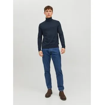 Oblečení a móda Jack & Jones Rolák 12157417 Tmavomodrá Regular Fit XL