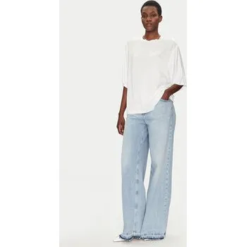 Dámská halenka ViCOLO Halenka TD0013 Bílá Relaxed Fit M